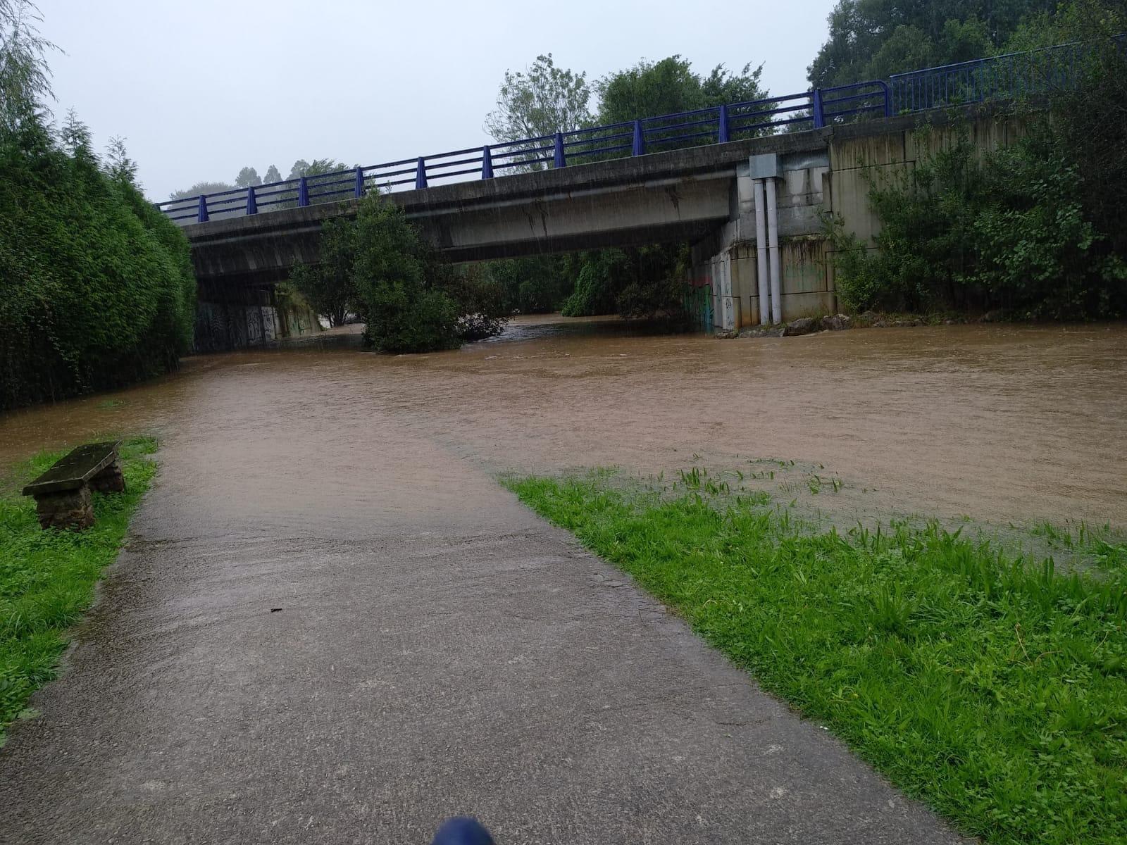 Inundaciones en Llanes. Fuente: EP. 