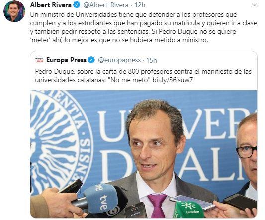 pedro duque albert rivera