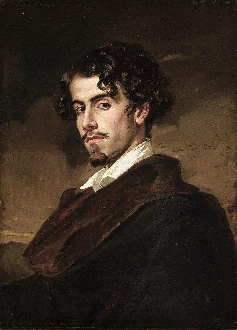 Retrato de Gustavo Adolfo Bécquer. Wikipedia