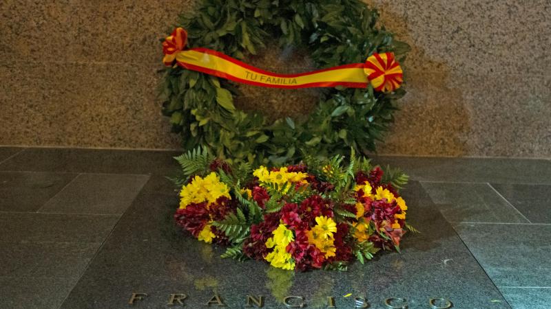 Imagen de la tumba de Franco. EP