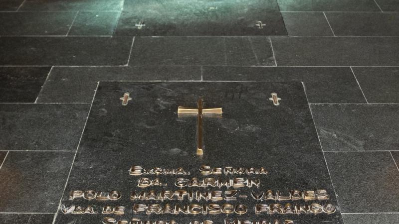Imagen de la capilla donde está enterrado Franco