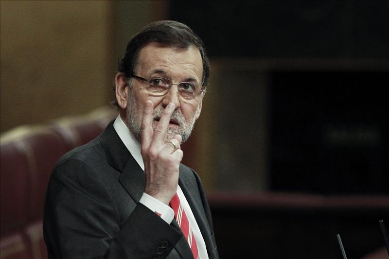  El presidente del Gobierno, Mariano Rajoy