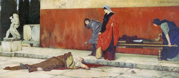 Muerte de Nerón, de Vasily Sergeyevich. Muerte de Nerón, de Vasily Sergeyevich.