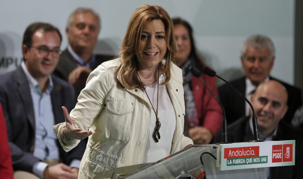 Susana Díaz, invicta: un sondeo de la SER también le da la victoria frente a un PP hundido