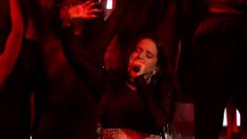Rosalía, durante su actuación en los MTV EMA de Sevilla