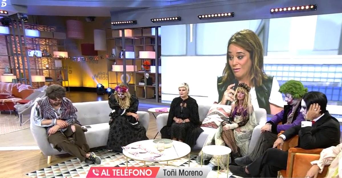 Toñi Moreno desmiente en directo en Viva la vida que sufriera un aborto. Telecinco