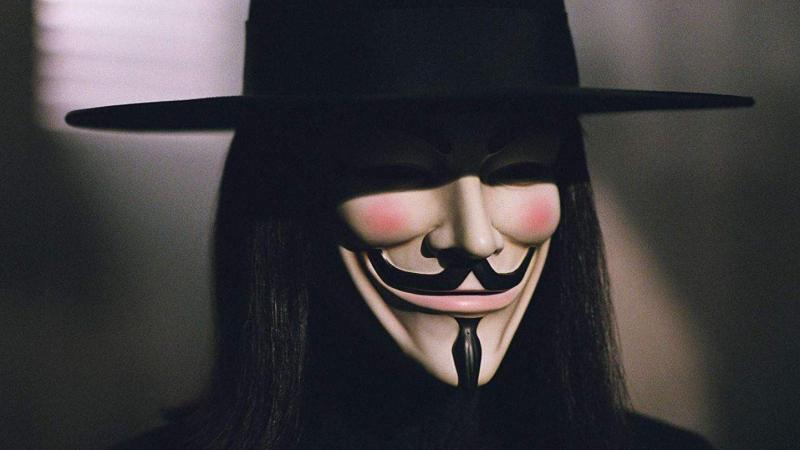 Mácara de V de Vendetta. IMDb