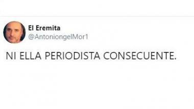 Tuit crítico contra las declaraciones de Ana Rosa Quintana sobre Vox5. Twitter Tuit crítico contra las declaraciones de Ana Rosa Quintana sobre Vox5. Twitter