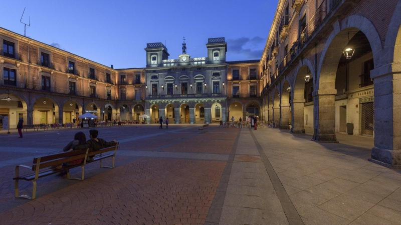 La plaza de El Chico. CPHE La plaza de El Chico. CPHE