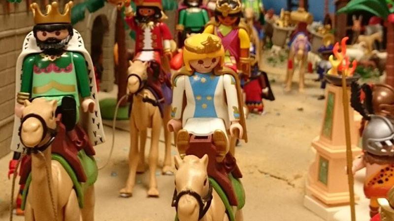 Belén de Playmobil Clicks. Fuente Teatro Fernán Gómez Belén de Playmobil Clicks. Fuente Teatro Fernán Gómez