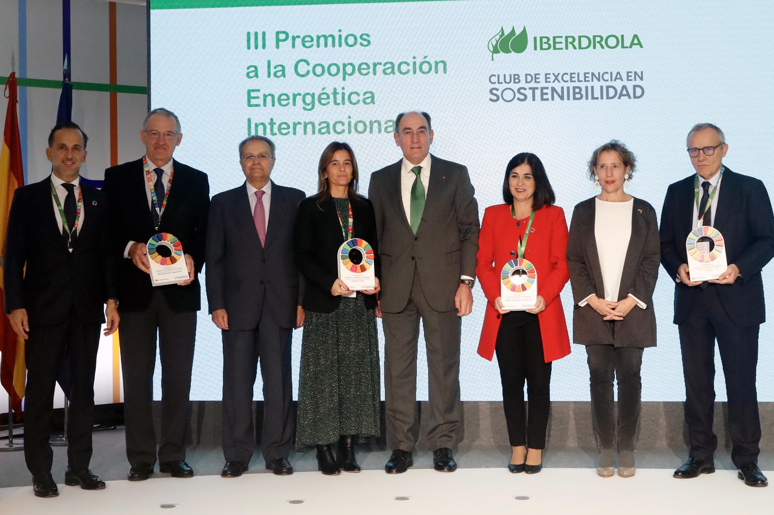 Ignacio Galán preside la entrega de los III Premios Iberdrola a la Cooperación Energética Internacional
