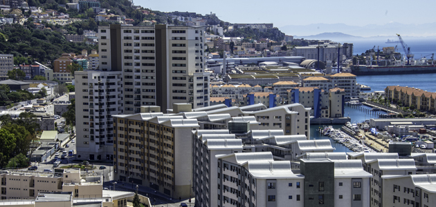 Panorámica de Gibraltar. 