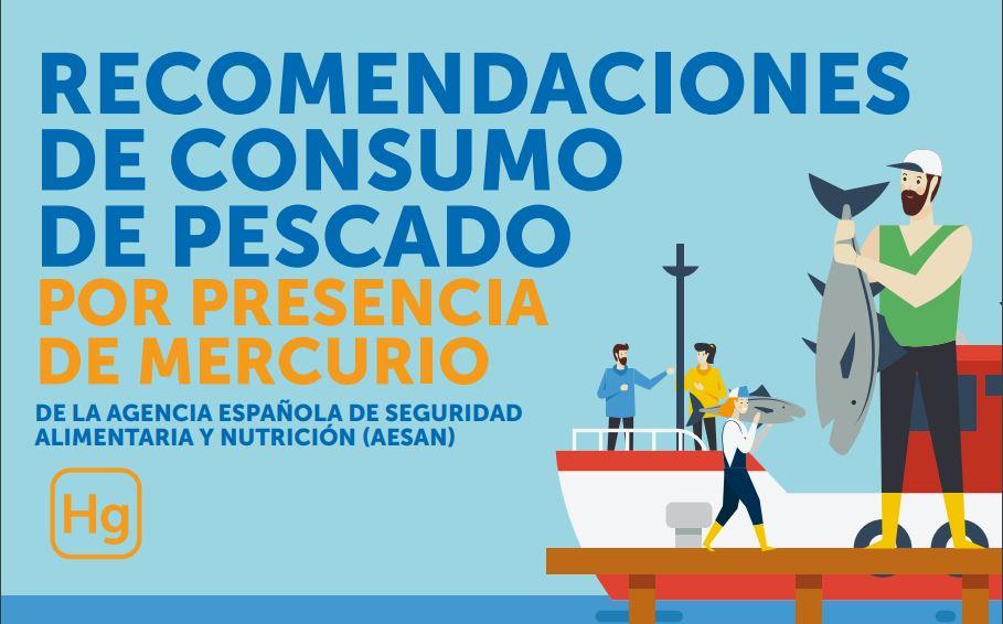 Recomendaciones de consumo de pescados por la AESAN