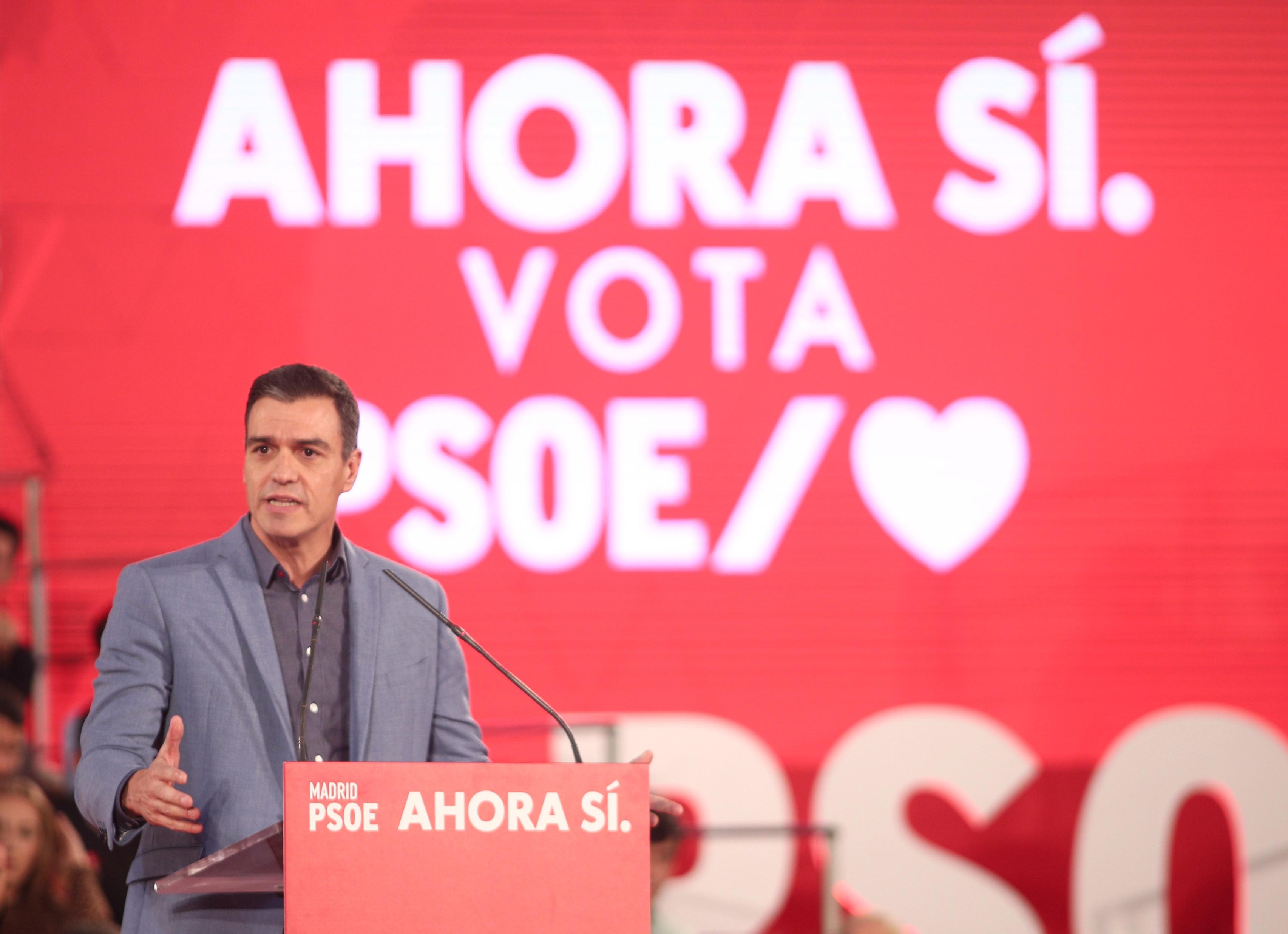 El Secretario general del PSOE y candidato a la presidencia el 10N Pedro Sánchez