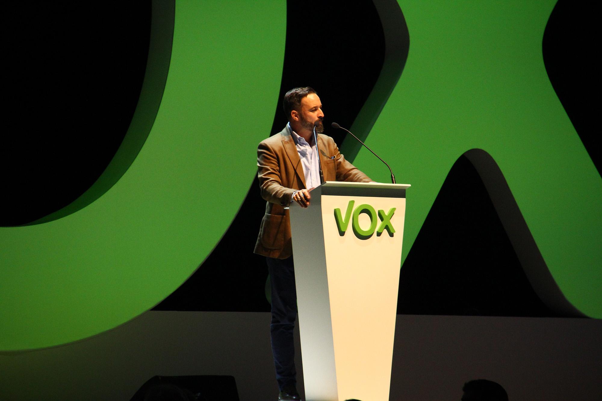 Acto de Vox en Vistalegre. 