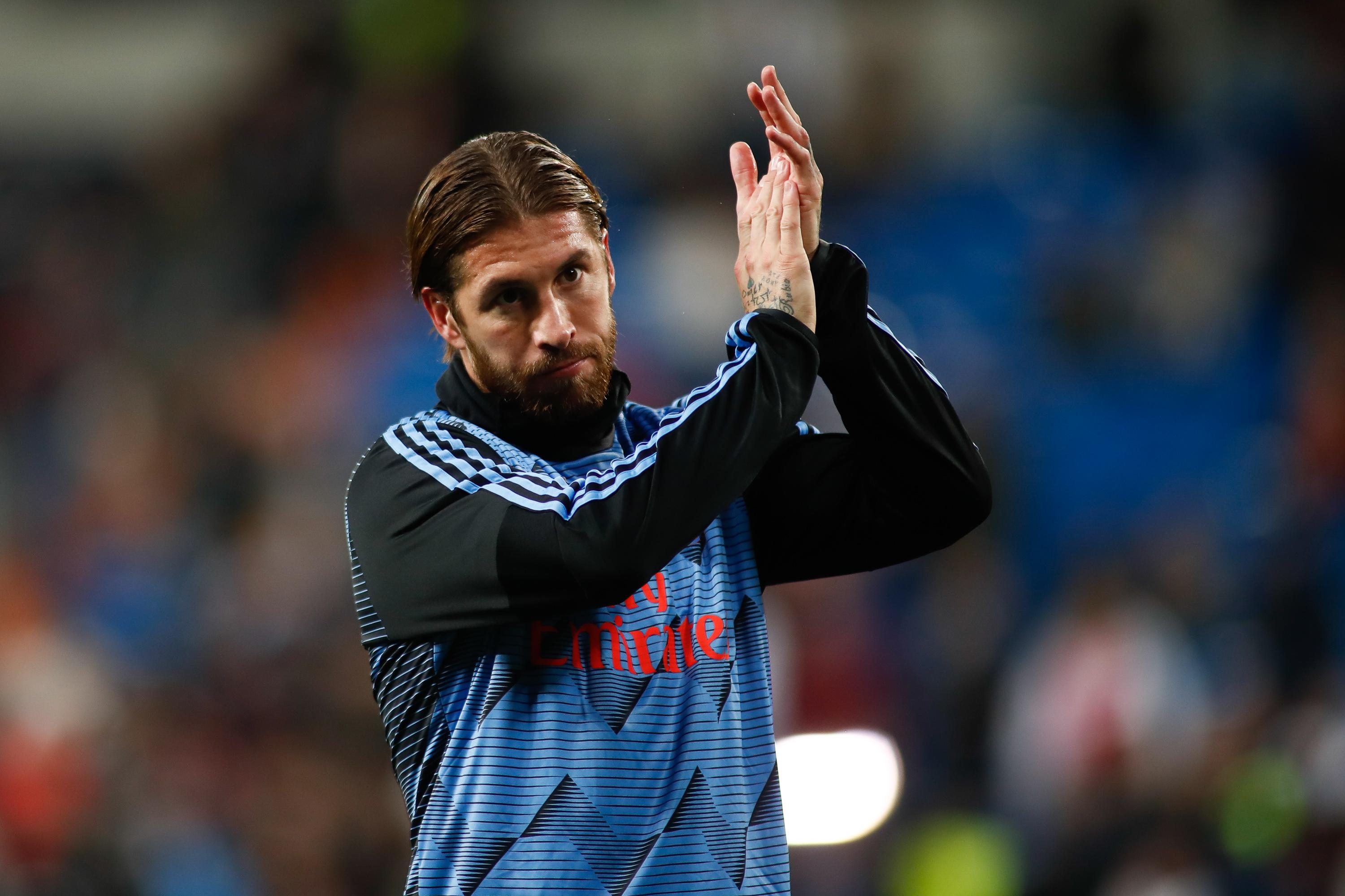 Sergio Ramos durante el partido de la UEFA Champions League entre el Real Madrid y el Galatasaray. EP