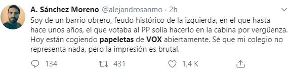 Mensaje papeletas Vox 1 Mensaje papeletas Vox 1