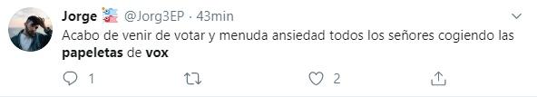Mensaje papeletas Vox 6 Mensaje papeletas Vox 6