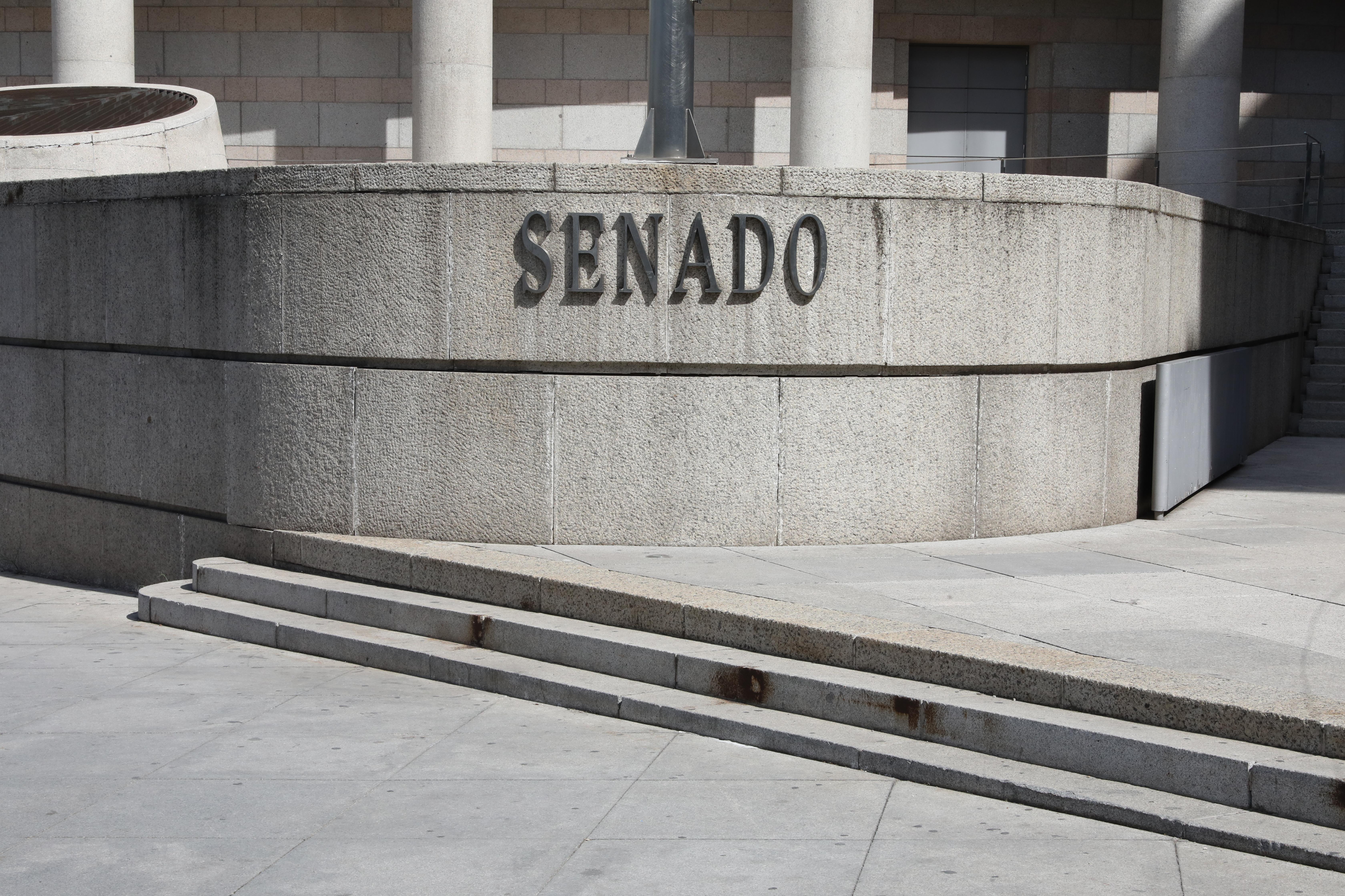 La entrada del Senado. Europa Press