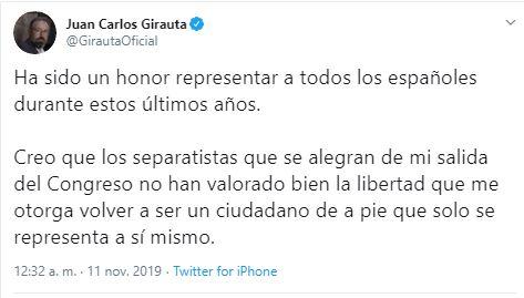 Juan Carlos Girauta. Twitter