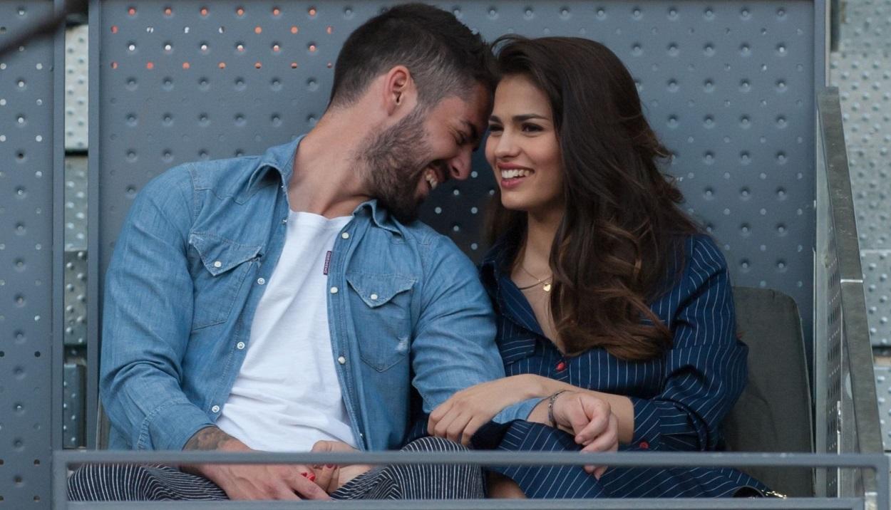 Sara Sálamo junto a su pareja, Isco Alarcón