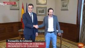 Pedro Sánchez y Pablo Iglesias