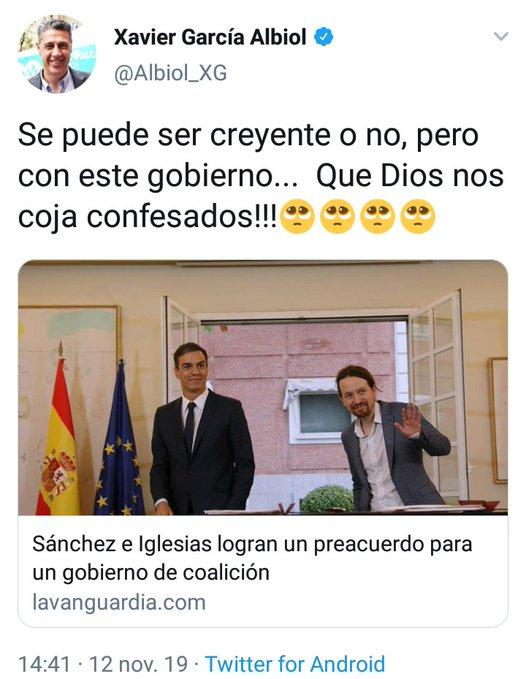 Tuit Xabier García Albiol Tuit Xabier García Albiol