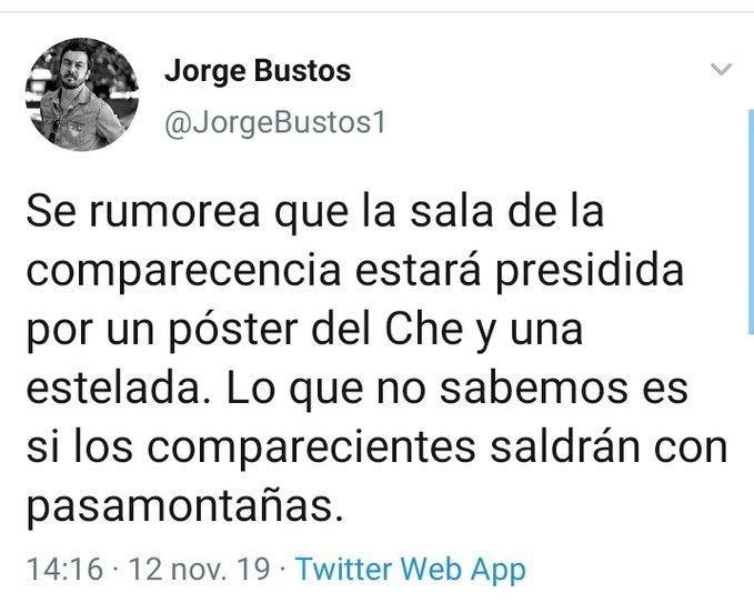 Tuit Jorge Bustos