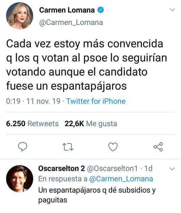Tuit Carmen Lomana
