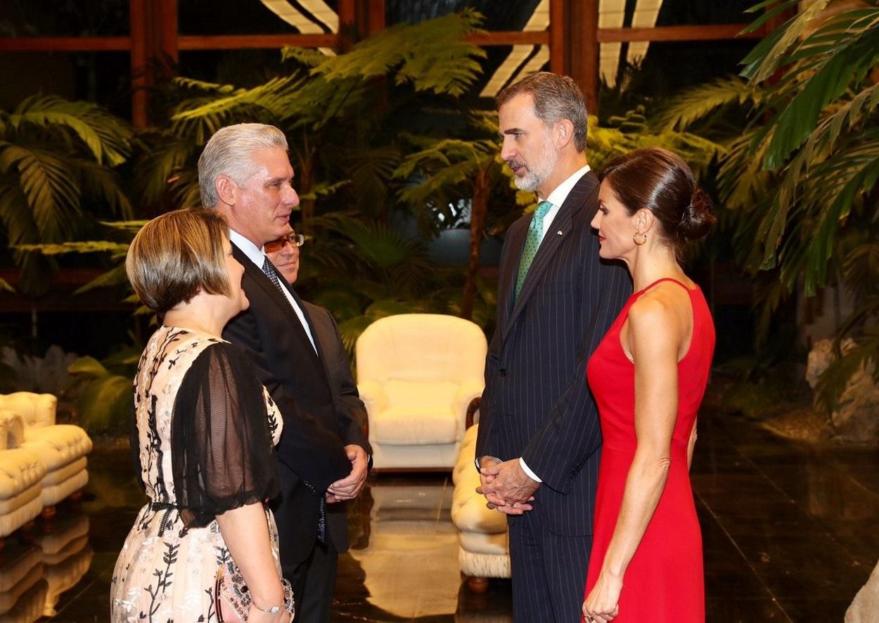 Cena oficial de los Reyes durante su viaje de Estado a Cuba