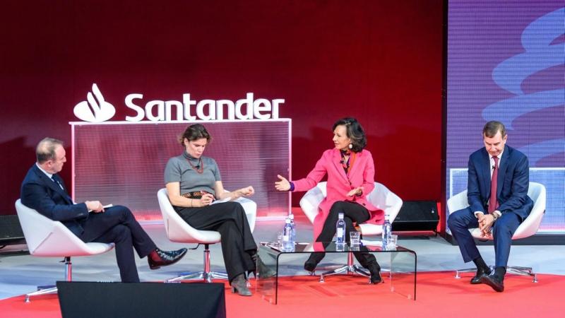 Ana Botín, durante la Conferencia Internacional de Banca 2019