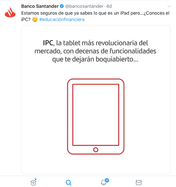 Educación financiera del Banco Santander