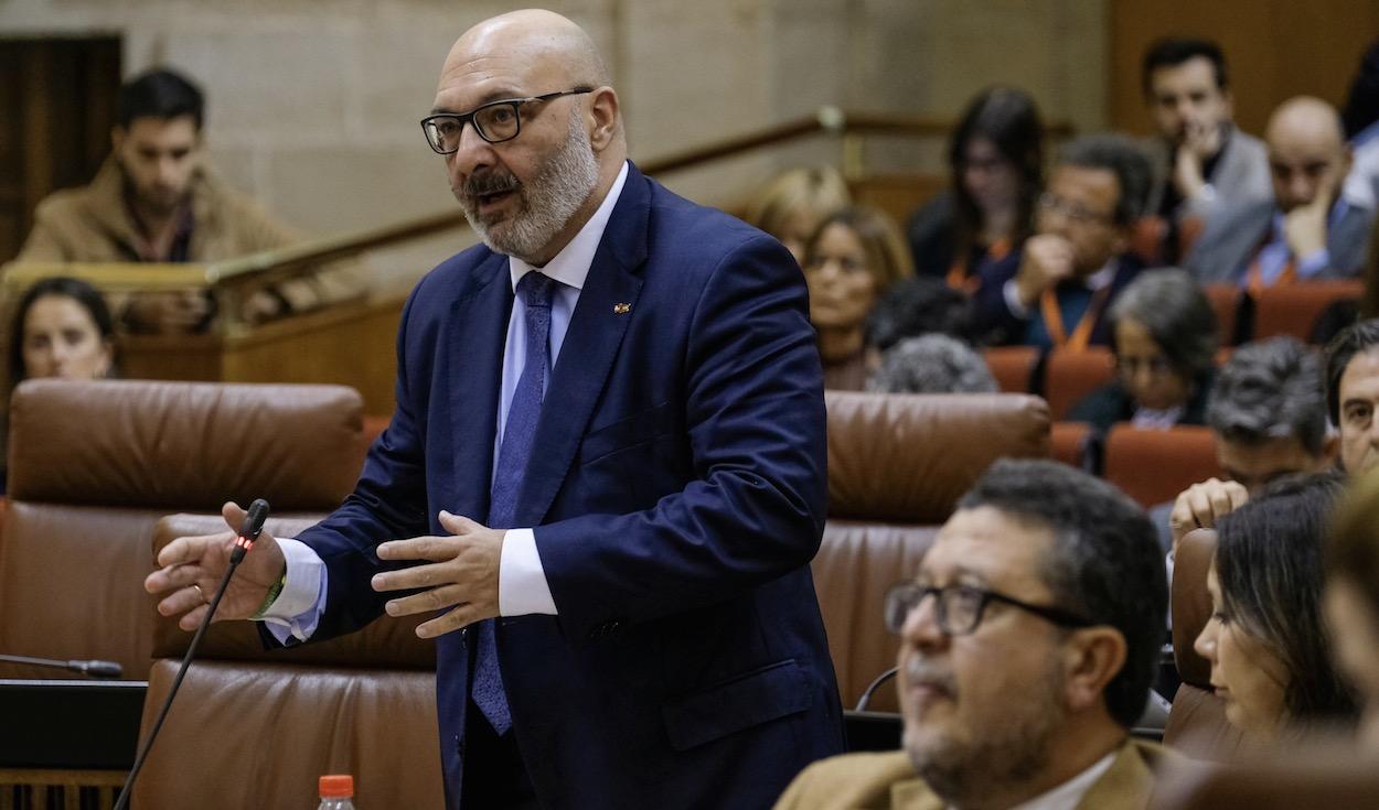 Alejandro Hernández, portavoz de Vox en el Parlamento de Andalucía.