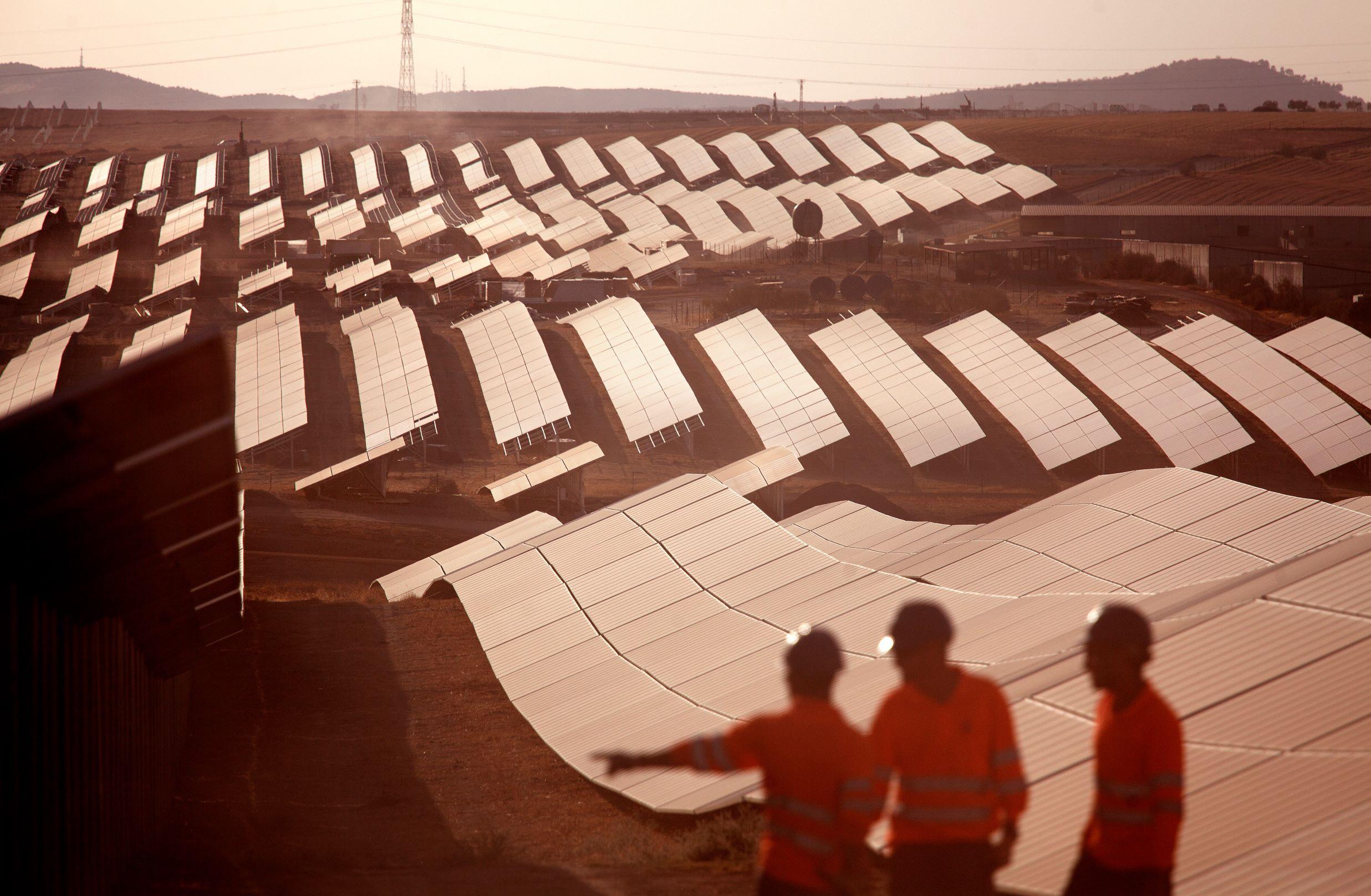 Planta fotovoltaica Nuñez de Balboa de Iberdrola en Badajoz (Extremadura)