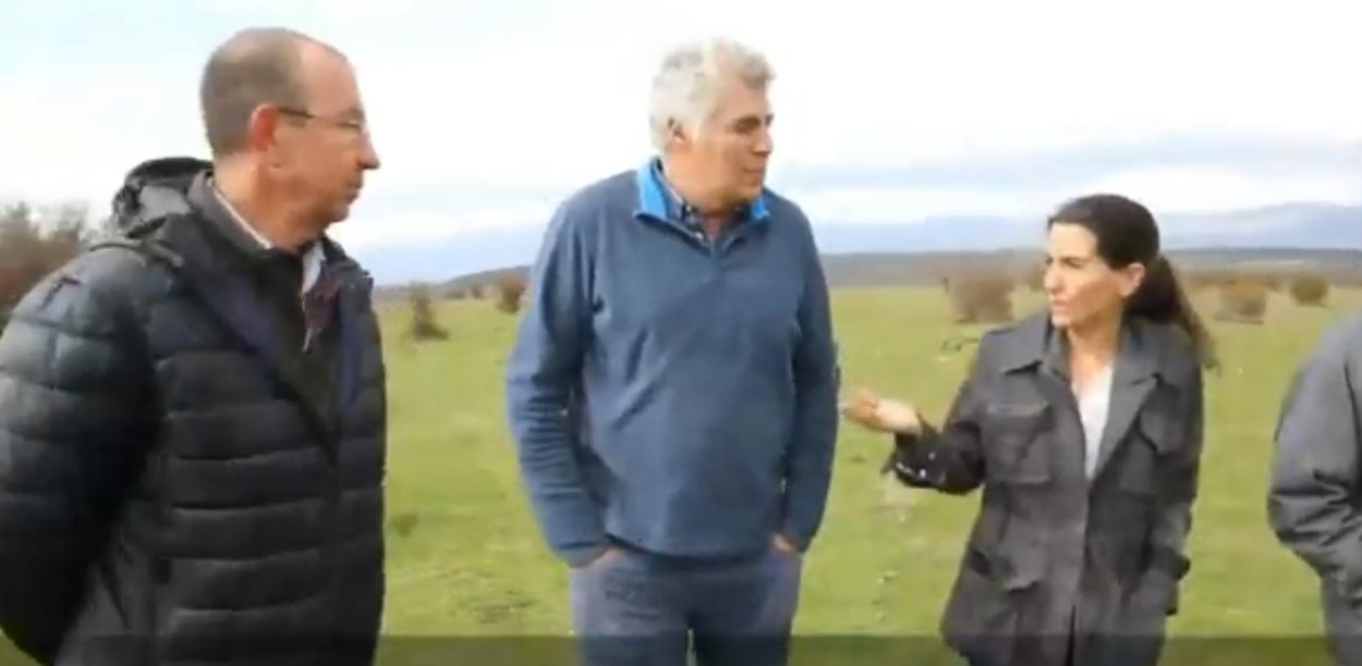 Rocío Monasterio visita la Sierra Norte de Madrid