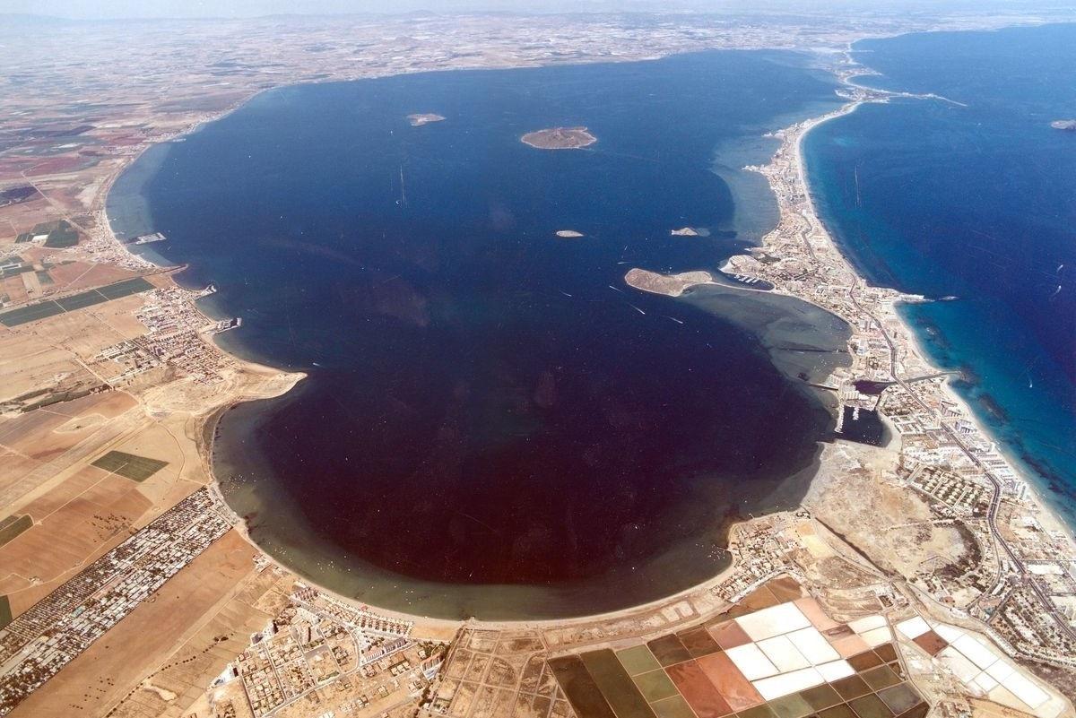 Vista aérea del Mar Menor. Fuente: EP