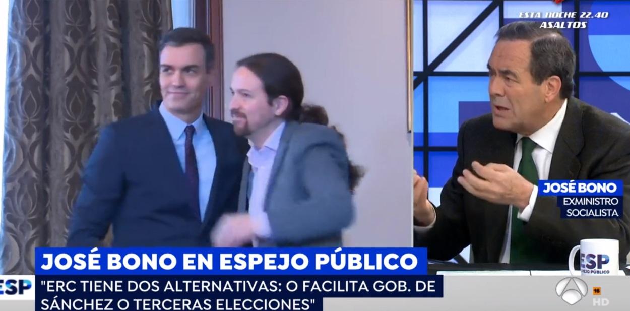 José Bono en una entrevista en Espejo Público