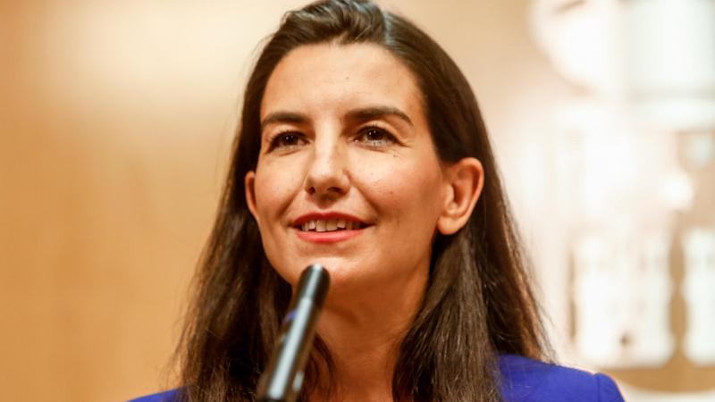 La portavoz del Grupo Parlamentario VOX en la Asamblea de Madrid, Rocío Monasterio. Europa Press