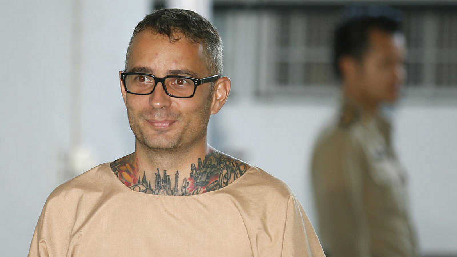 El español Artur Segarra, condenado a muerte en Tailandia. Foto TVE