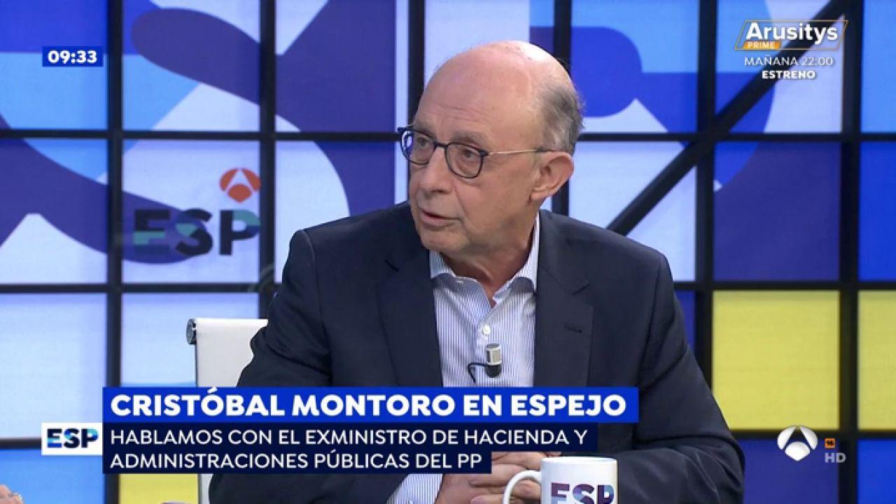 Cristóbal Montoro es entrevistado en 'Espejo Público' (Antena 3)