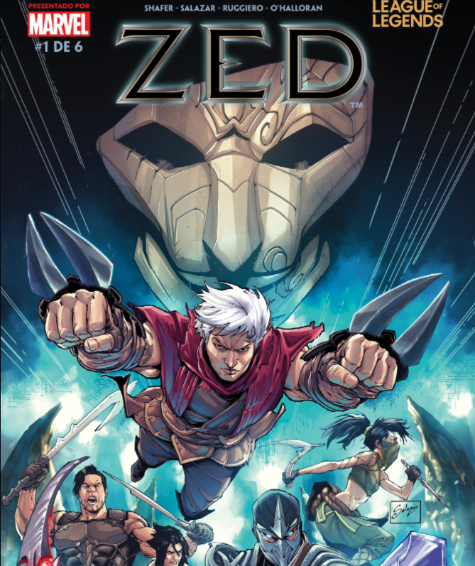 Zed, el nuevo cómic de League of Legends y Marvel Fuente: League of Legends