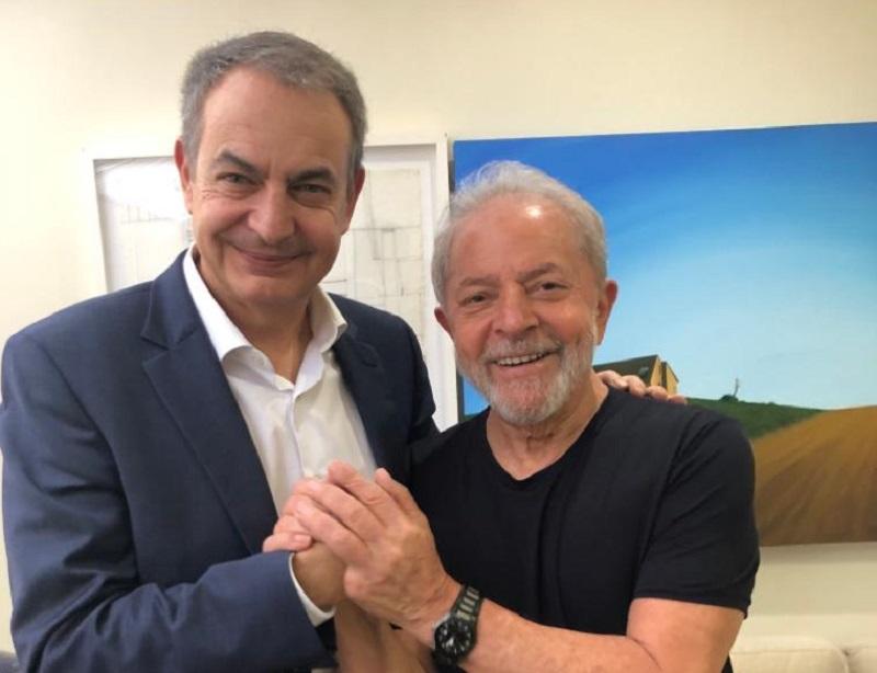 José Luis Rodríguez Zapatero y Luis Inácio 'Lula' da Silva. EP.