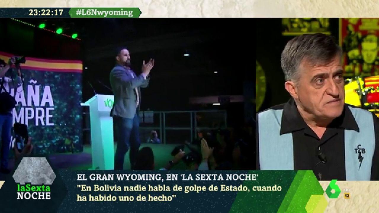 El Gran Wyoming durante la entrevista de 'La Sexta Noche'. Fuente: laSexta.