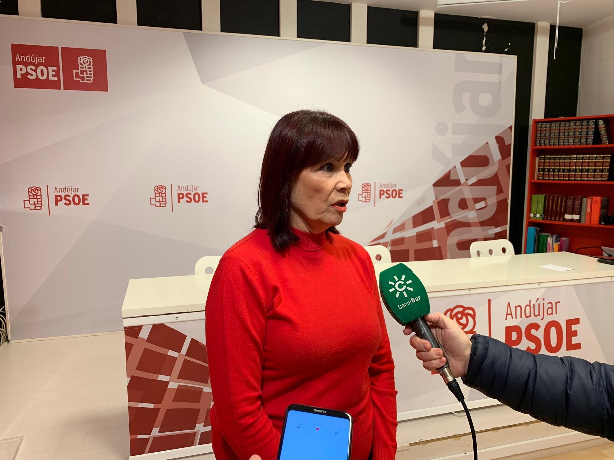 La presidenta del PSOE A Micaela Navarro este domingo. Fuente: EP.