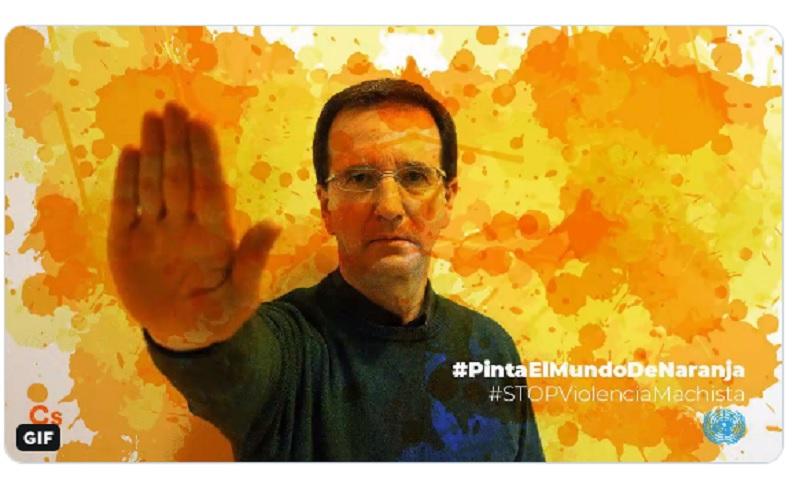 Captura de pantalla de la campaña en redes sociales de Ciudadanos. Fuente: Twitter.