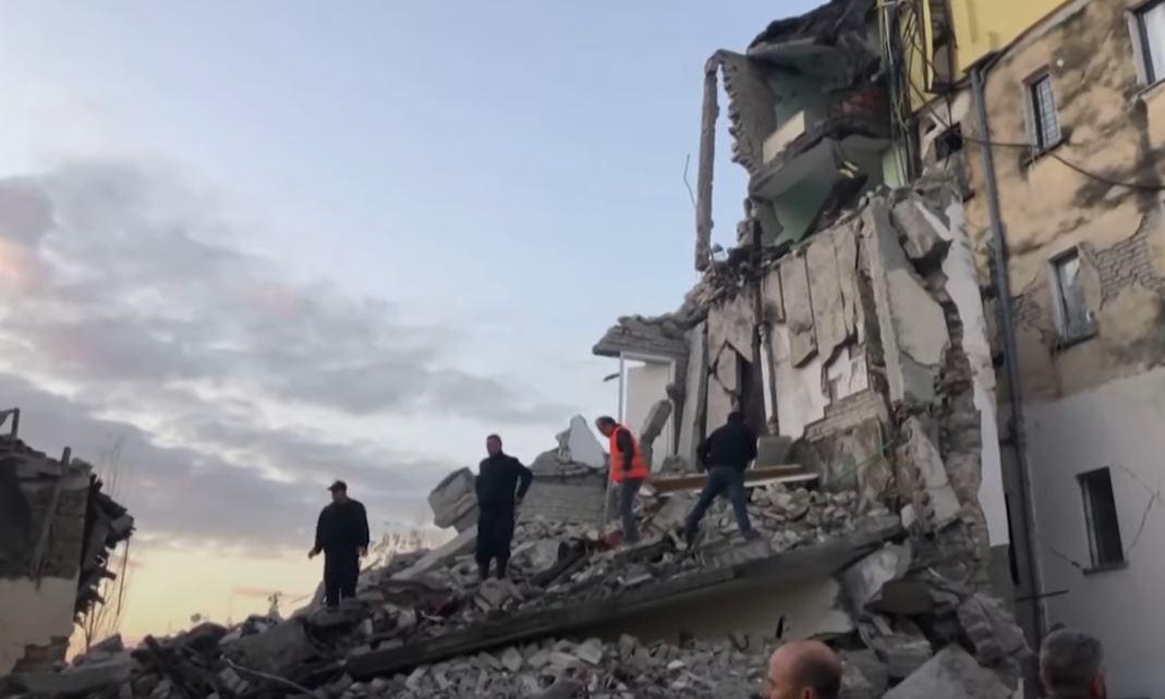 Imágenes de los estragos causados por el terremoto en Albania.