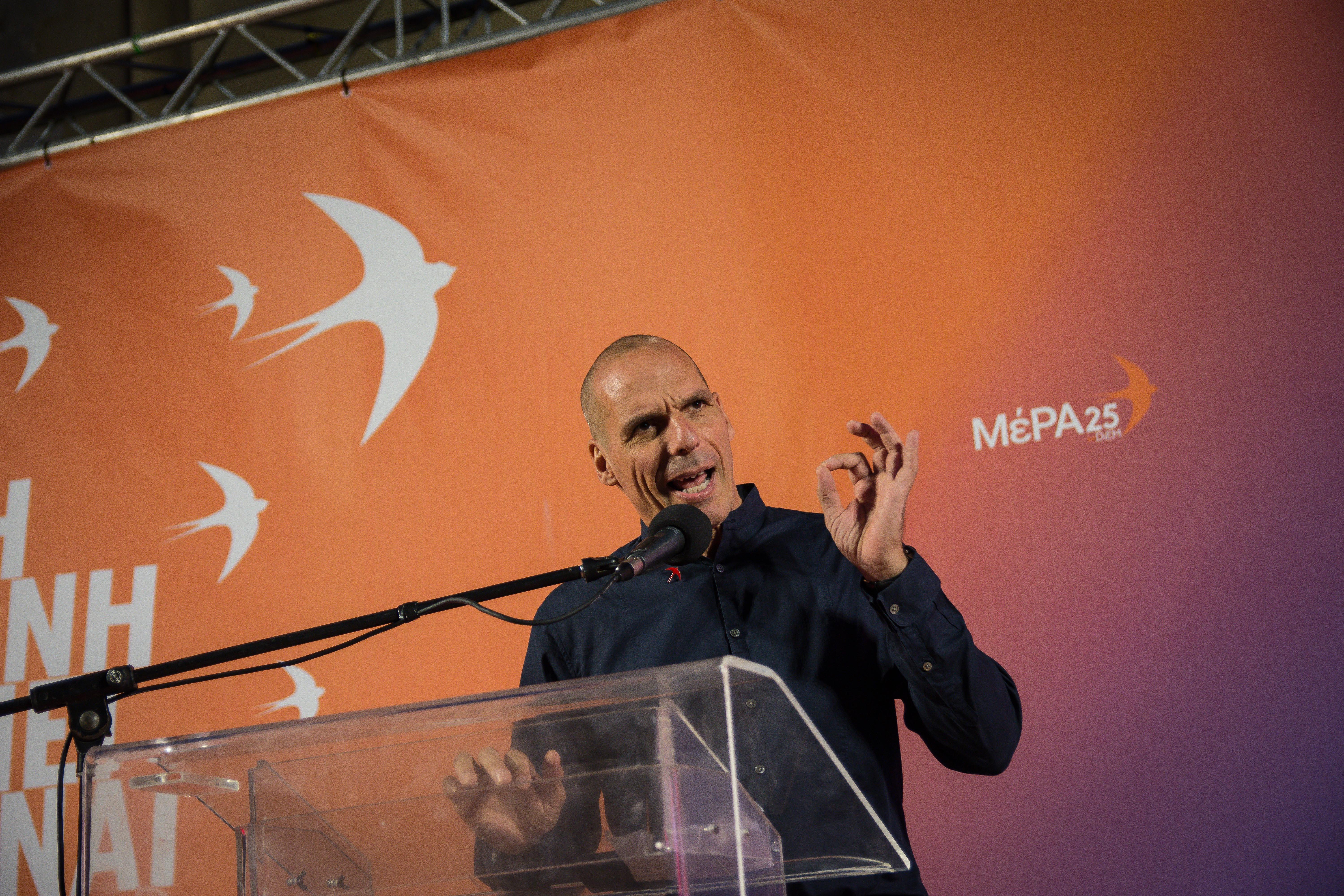 El exministro de Finanzas griego, Yannis Varoufakis