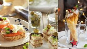 Algunos de los canapés seleccionados en nuestras recetas. LECTURAS Y NESTLÉ
