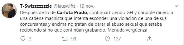 Tuit a favor de Carlota Tuit a favor de Carlota