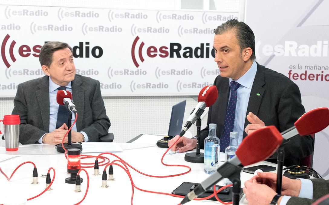 Federico Jiménez Losantos entrevista a Javier Ortega Smith.